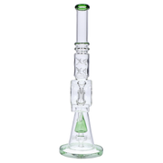 Extreme Ice with Sprinkler Perc Water Pipe - Green - 17 in.