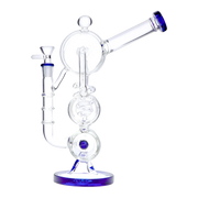 Barrel with Inline Perc Water Pipe - 13 in.
