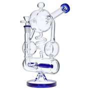 Barrel with Inline Perc Water Pipe - 13 in.