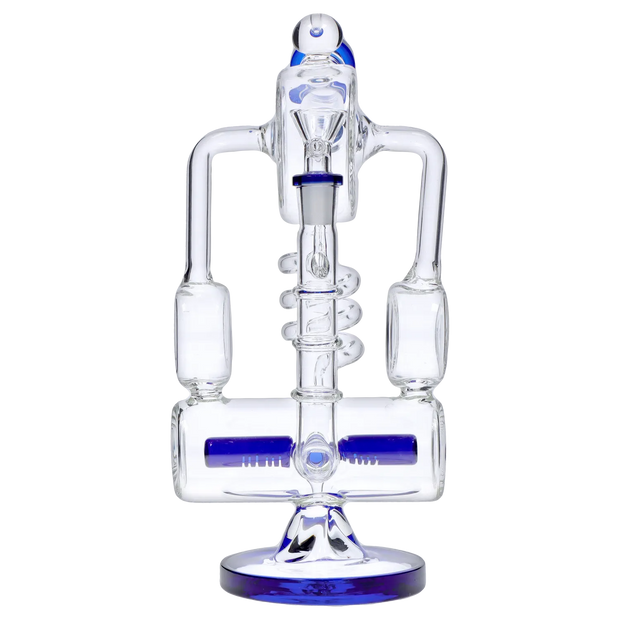 Barrel with Inline Perc Water Pipe - 13 in.