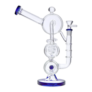 Barrel with Inline Perc Water Pipe - 13 in.