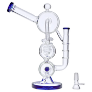 Barrel with Inline Perc Water Pipe - 13 in.