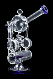 Barrel with Inline Perc Water Pipe - 13 in.