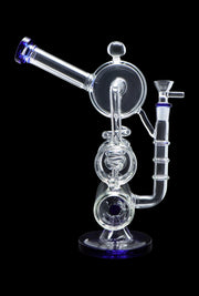 Barrel with Inline Perc Water Pipe - 13 in.