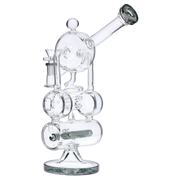 Barrel with Inline Perc Water Pipe - 13 in.