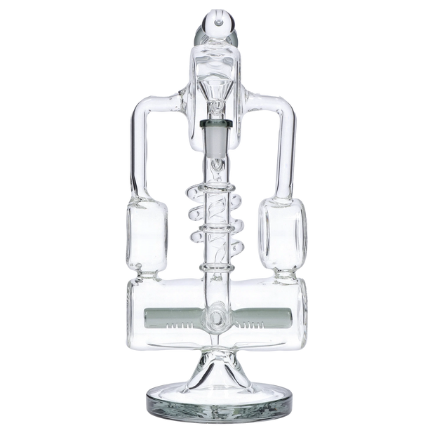 Barrel with Inline Perc Water Pipe - 13 in.