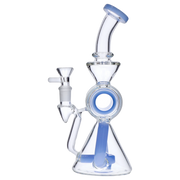 Barrel with Circ Perc Water Pipe - 7.5 in.