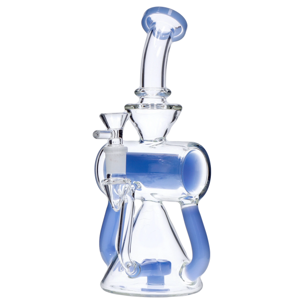 Barrel with Circ Perc Water Pipe - 7.5 in.