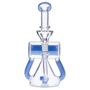 Barrel with Circ Perc Water Pipe - 7.5 in.