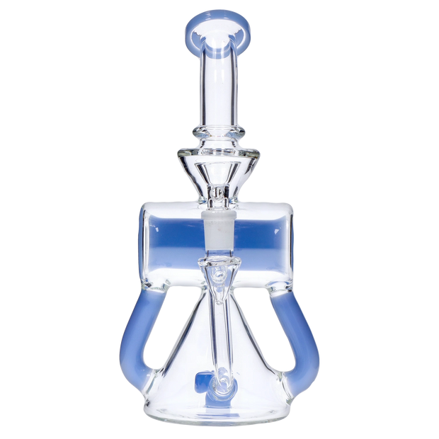 Barrel with Circ Perc Water Pipe - 7.5 in.