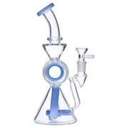 Barrel with Circ Perc Water Pipe - 7.5 in.
