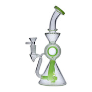 Barrel with Circ Perc Water Pipe - 7.5 in.