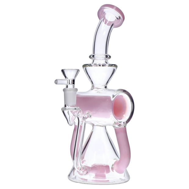 Barrel with Circ Perc Water Pipe - 7.5 in.