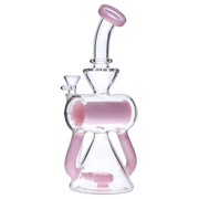 Barrel with Circ Perc Water Pipe - 7.5 in.