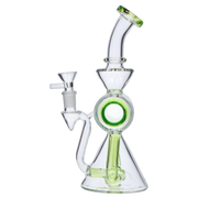Barrel with Circ Perc Water Pipe - 7.5 in.