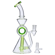 Barrel with Circ Perc Water Pipe - 7.5 in.
