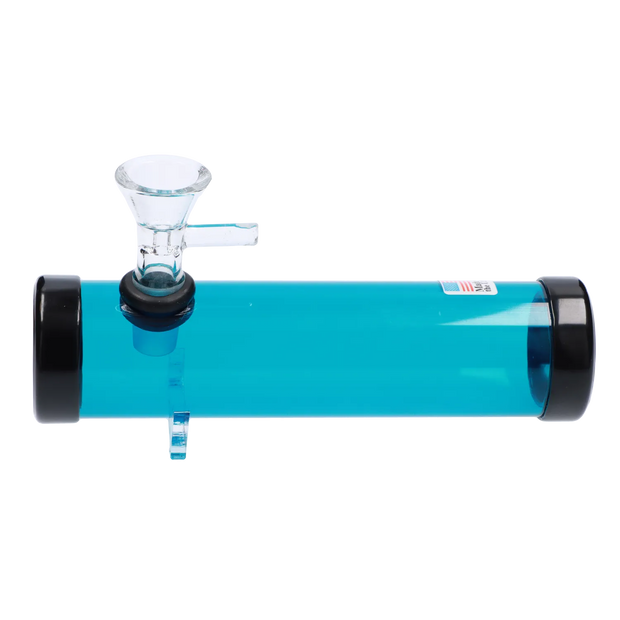 JM Plastics Smokey with Glass Bowl Acrylic Steam Roller