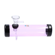 JM Plastics Smokey with Glass Bowl Acrylic Steam Roller