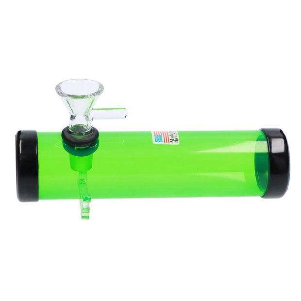 JM Plastics Smokey with Glass Bowl Acrylic Steam Roller