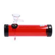 JM Plastics Smokey with Glass Bowl Acrylic Steam Roller