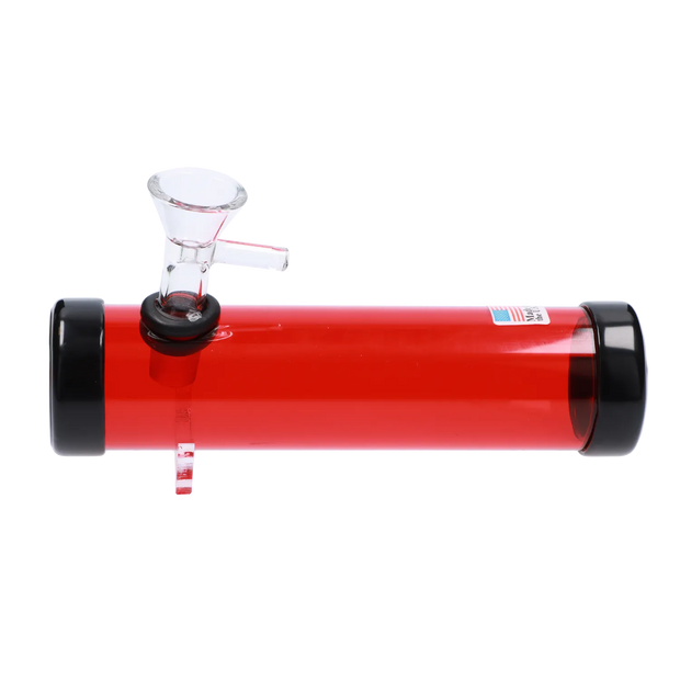 JM Plastics Smokey with Glass Bowl Acrylic Steam Roller