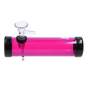 JM Plastics Smokey with Glass Bowl Acrylic Steam Roller
