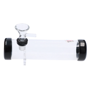 JM Plastics Smokey with Glass Bowl Acrylic Steam Roller
