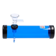 JM Plastics Smokey with Glass Bowl Acrylic Steam Roller