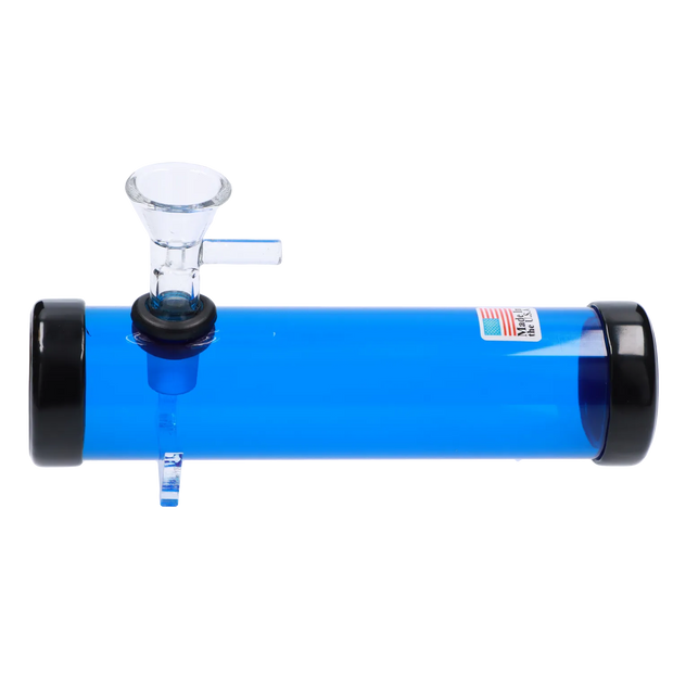 JM Plastics Smokey with Glass Bowl Acrylic Steam Roller