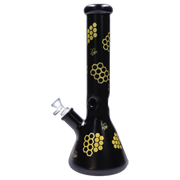 Honeybee Beaker Water Pipe - 14.7 in.