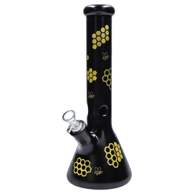 Honeybee Beaker Water Pipe - 14.7 in.