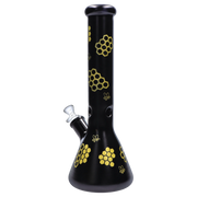 Honeybee Beaker Water Pipe - 14.7 in.