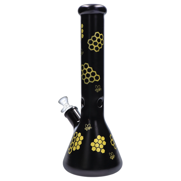 Honeybee Beaker Water Pipe - 14.7 in.