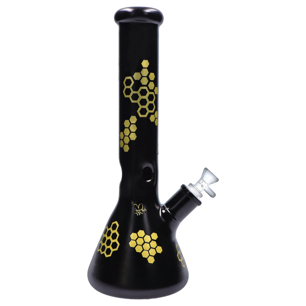 Honeybee Beaker Water Pipe - 14.7 in.