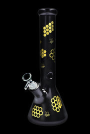 Honeybee Beaker Water Pipe - 14.7 in.