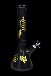 Honeybee Beaker Water Pipe - 14.7 in.