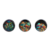 Valiant 63mm Chrome w/ Glowing Mushroom Grinder