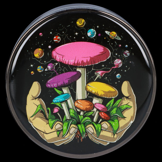 Valiant 63mm Chrome w/ Space Hands Mushroom Grinder