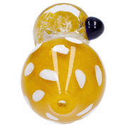 Mushroom Frit Spoon Pipe - 4.5 in