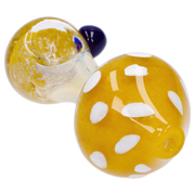 Mushroom Frit Spoon Pipe - 4.5 in