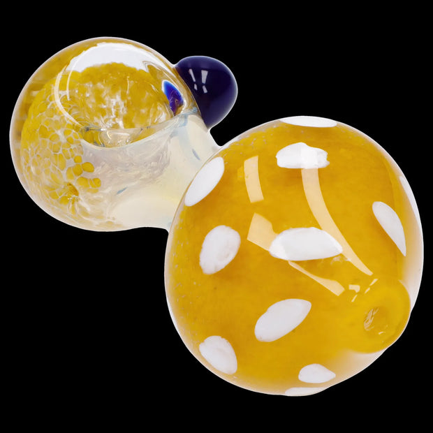 Mushroom Frit Spoon Pipe - 4.5 in