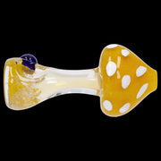 Mushroom Frit Spoon Pipe - 4.5 in