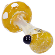 Mushroom Frit Spoon Pipe - 4.5 in