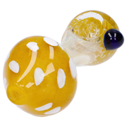 Mushroom Frit Spoon Pipe - 4.5 in