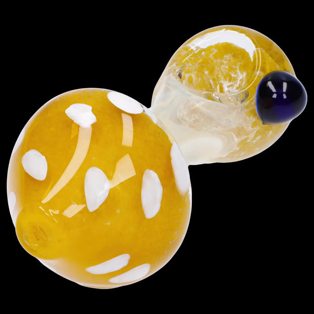Mushroom Frit Spoon Pipe - 4.5 in