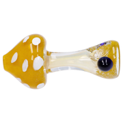 Mushroom Frit Spoon Pipe - 4.5 in