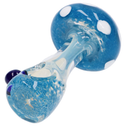 Mushroom Frit Spoon Pipe - 4.5 in