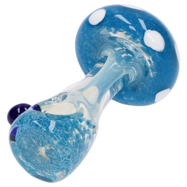 Mushroom Frit Spoon Pipe - 4.5 in