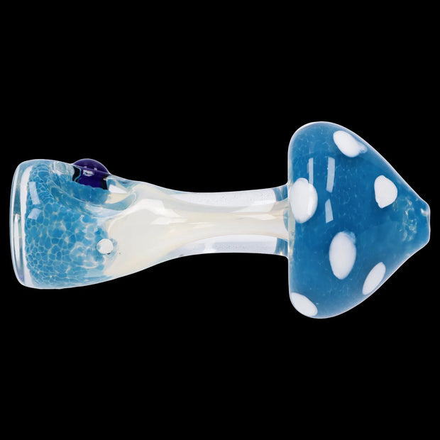 Mushroom Frit Spoon Pipe - 4.5 in