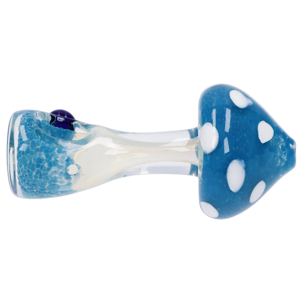 Mushroom Frit Spoon Pipe - 4.5 in